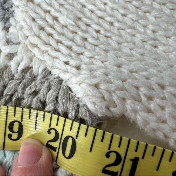 #51 Vintage Jamie Scott hand knitted oversized grandma sweater size medium - Picture 9 of 11